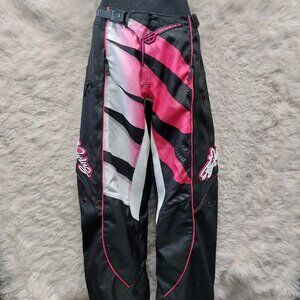 Fly Racing Women's Kinetic Off-Road Pants Multi Colored Size 13-14